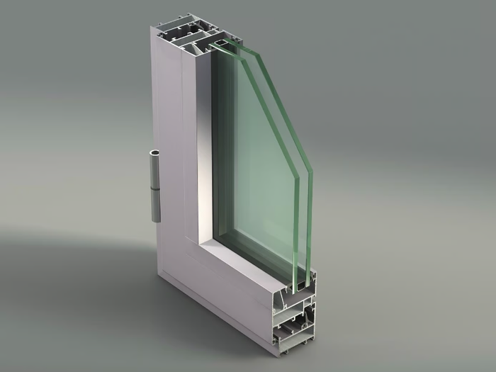 NC 50 I - Aluminium casement window _ METRA Building